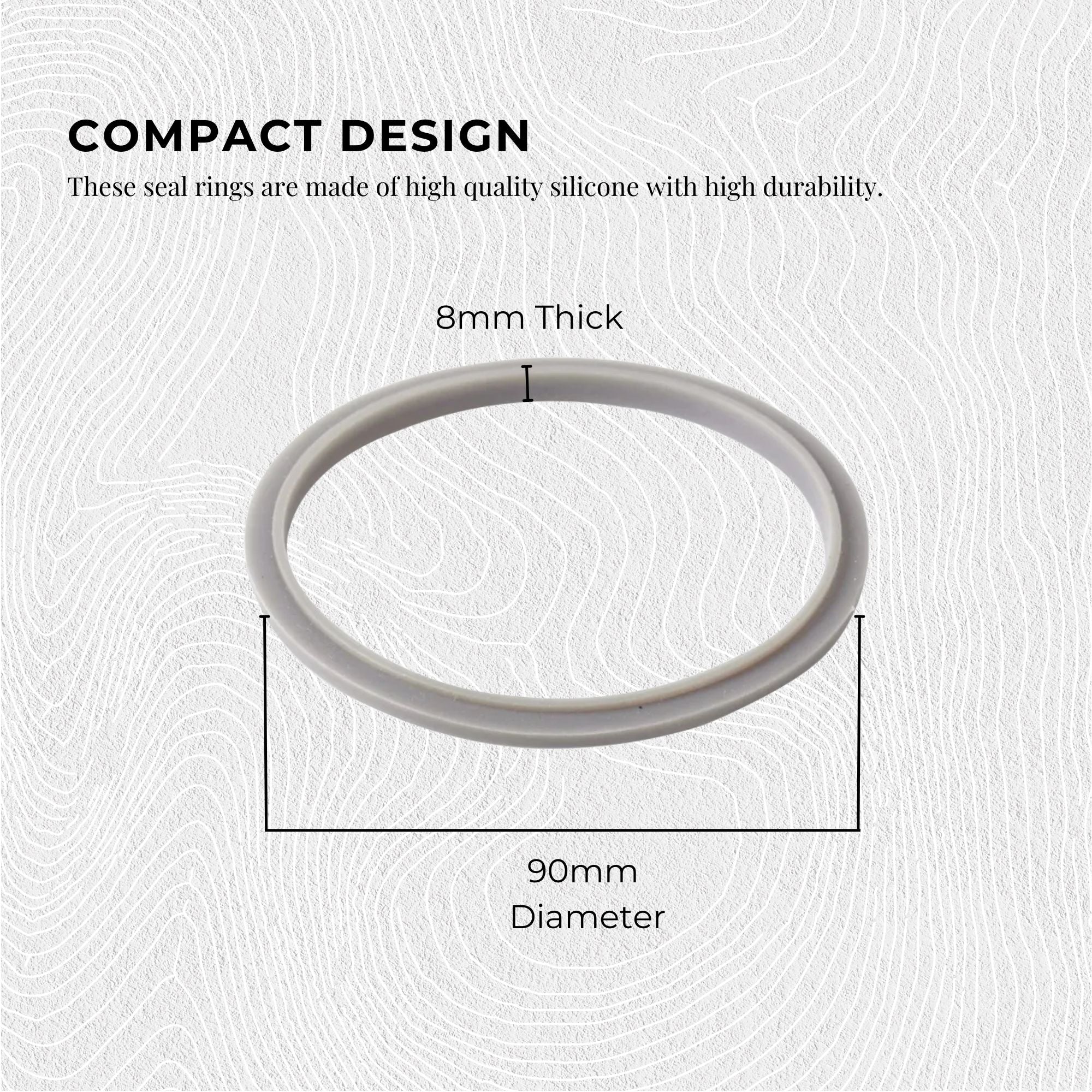 2x For Nutribullet Gasket Seal Grey Ring For 900W - Most 600W 1200W Blade-4