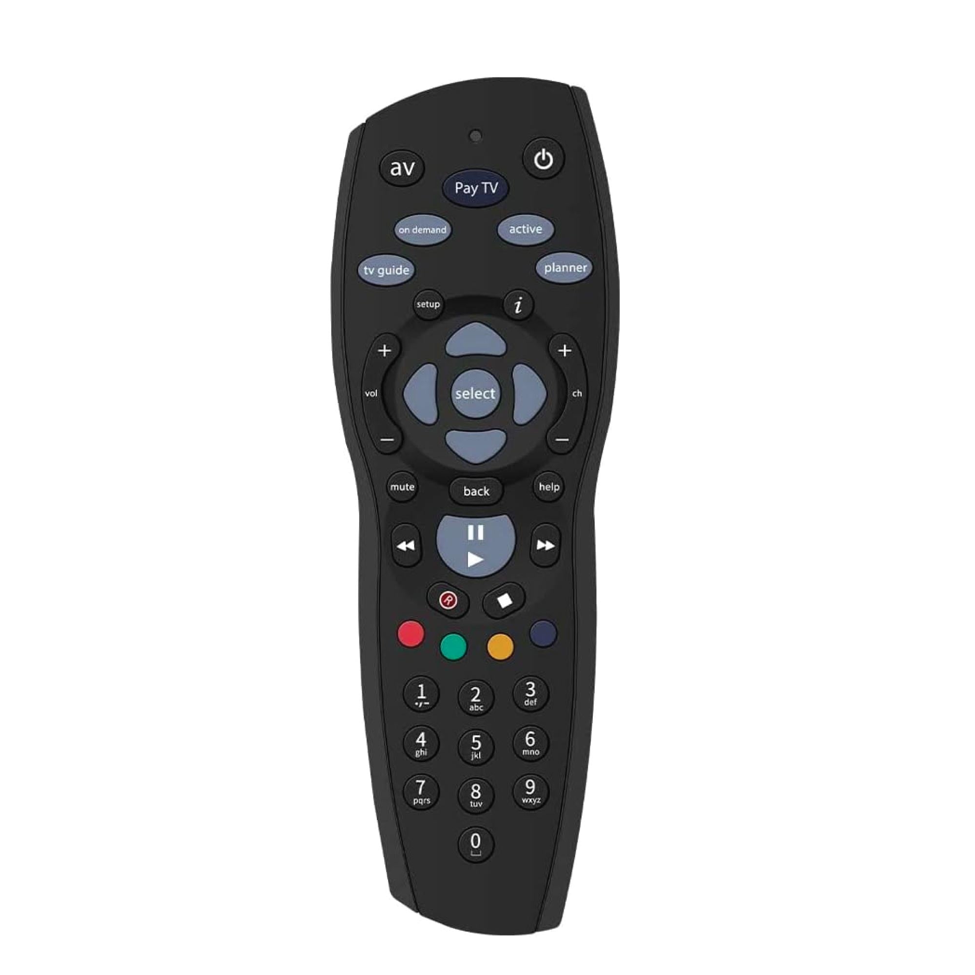 2x PayTV Remote Control Compatible with Foxtel MYSTAR SKY NEW ZEALAND - Black-0