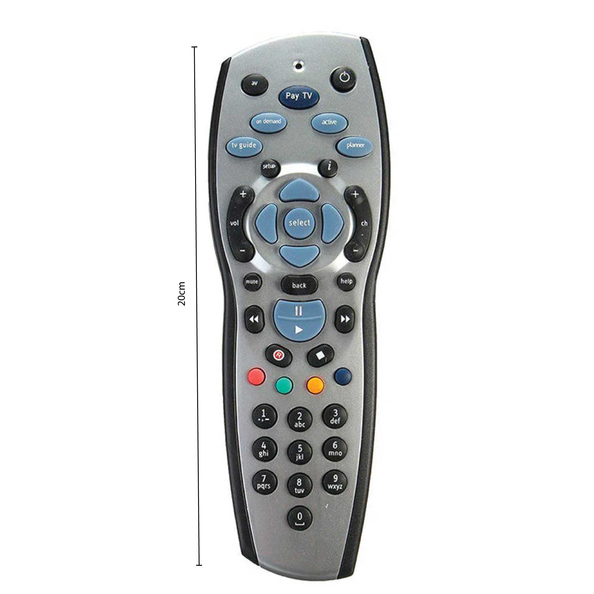 2x PayTV Remote Control Compatible with Foxtel MYSTAR SKY NEW ZEALAND - Silver-1