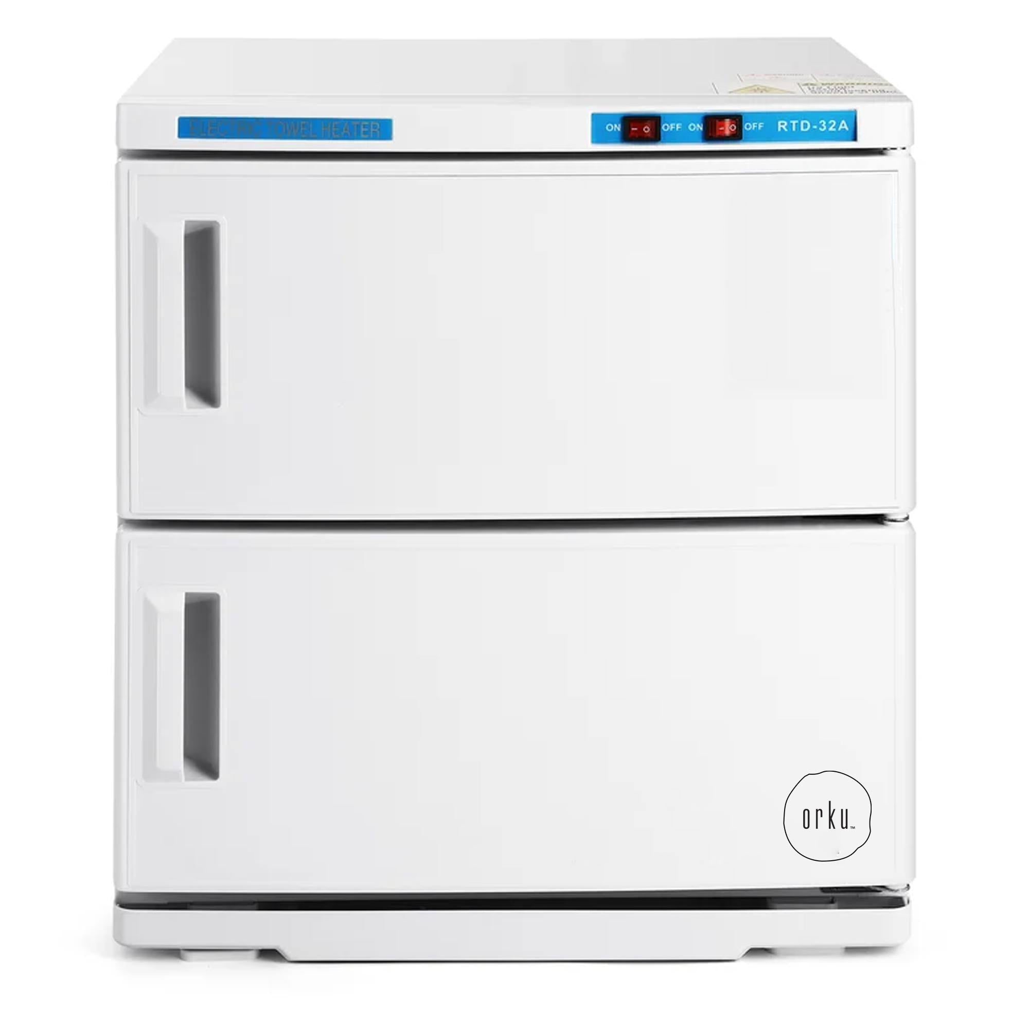 32L White UV Electric Towel Warmer Steriliser Cabinet Beauty Spa Heat Sanitiser-0