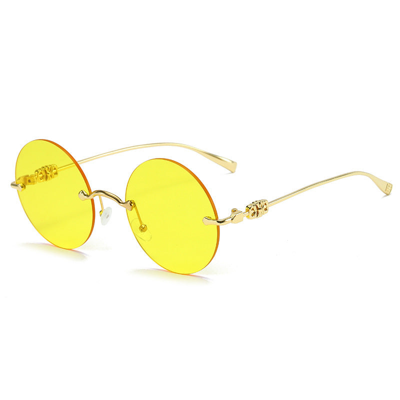 New Fashion Net Red Gradient Color Glasses
