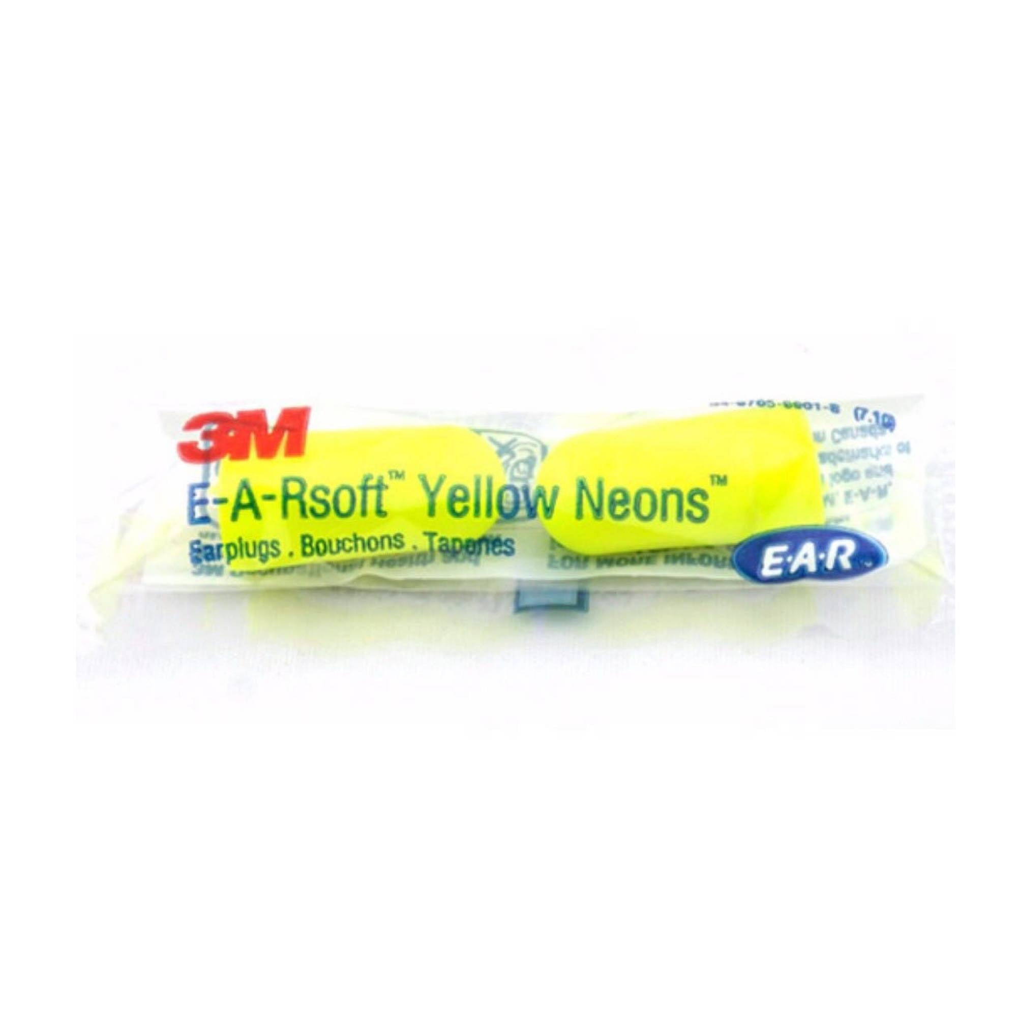 3M Foam Safety Neon Earplugs Workplace Noise Reduction Uncorded Disposable Plug-1