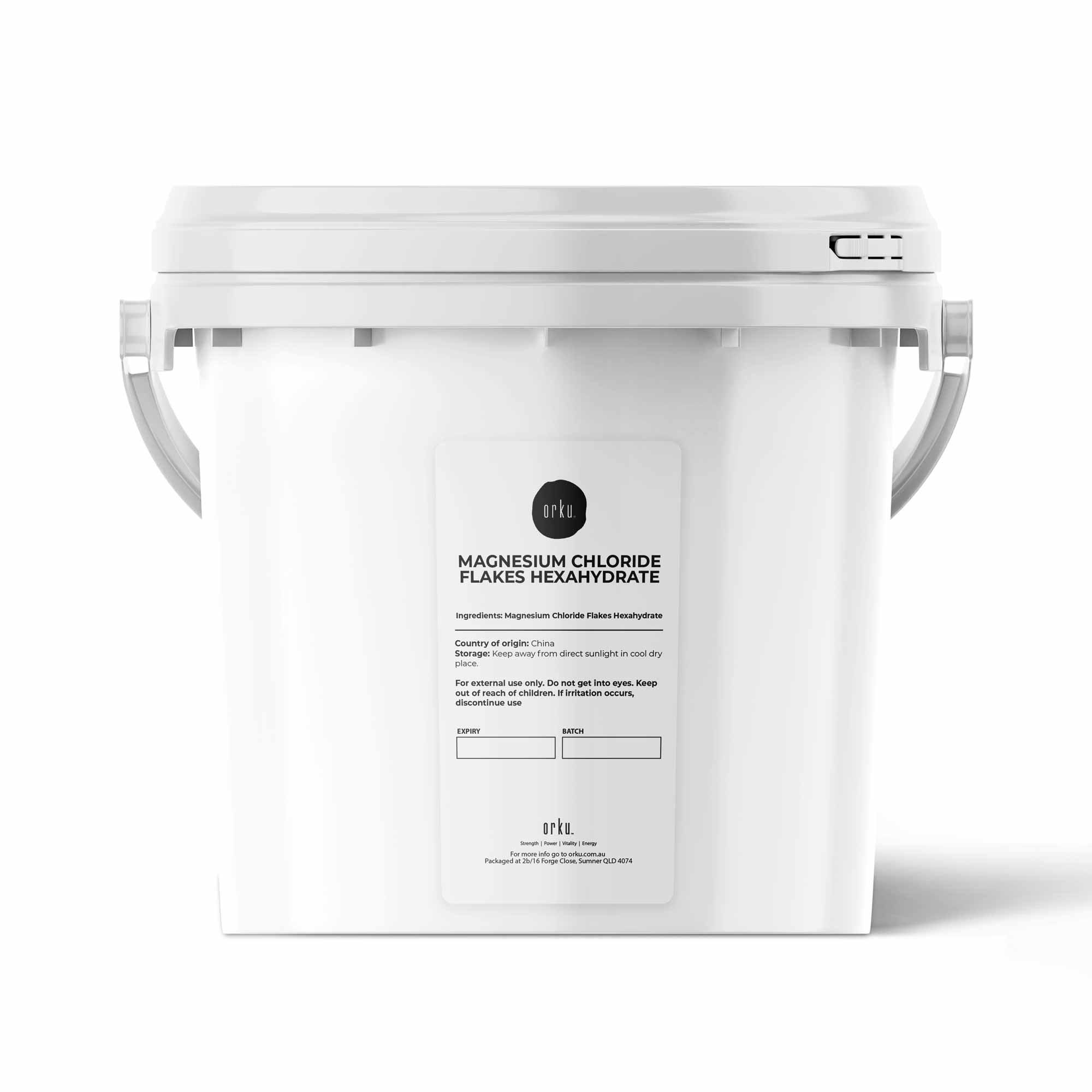 3.8Kg Magnesium Chloride Flakes Hexahydrate Tub - Organic USP Food Grade Salt-0