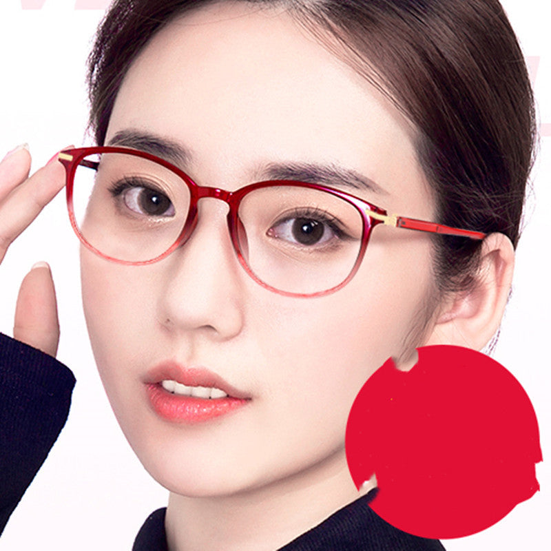 Fashion HD Reading Glasses Women Elderly Light Glasses