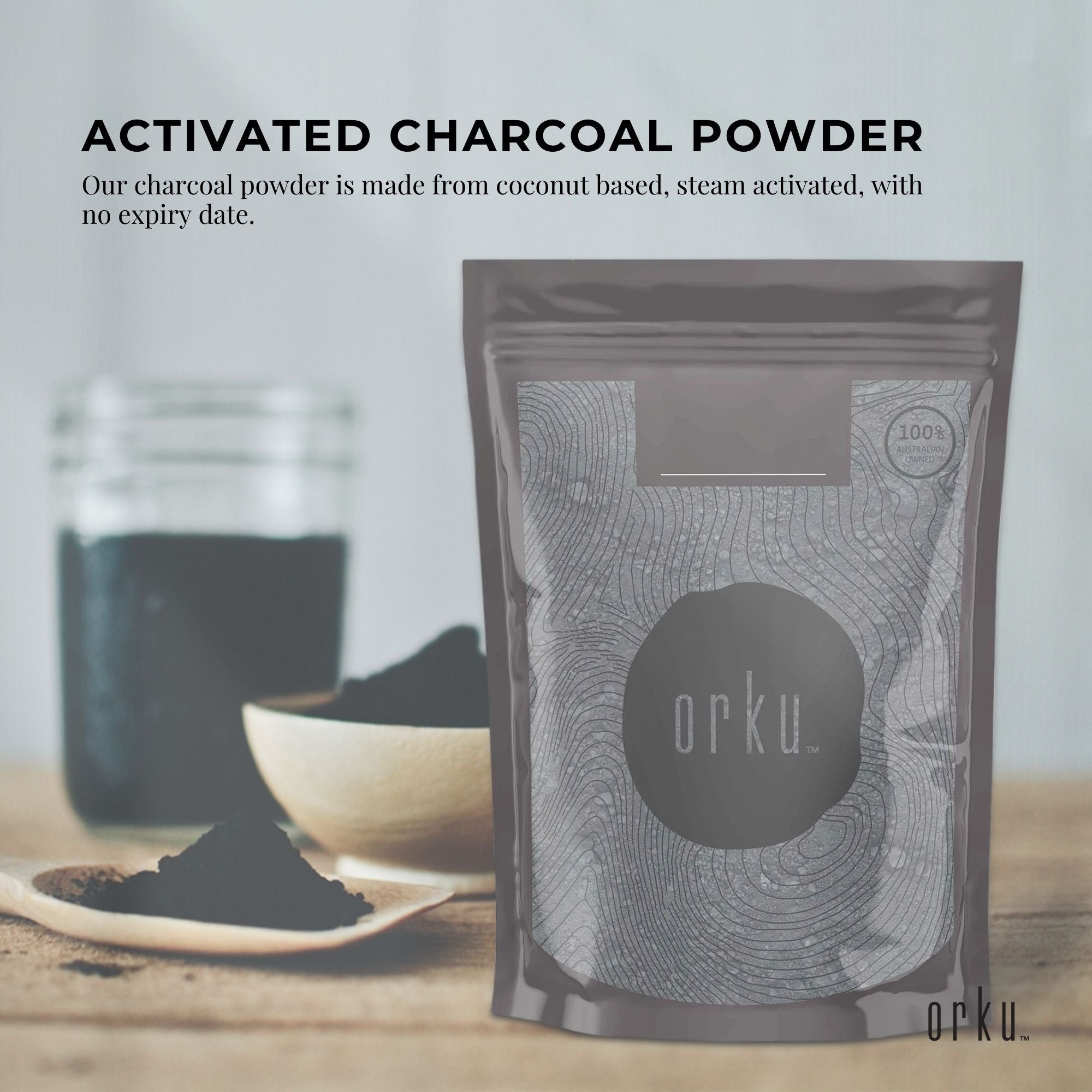 400g Activated Carbon Powder Coconut Charcoal - Teeth Whitening + Skin-2