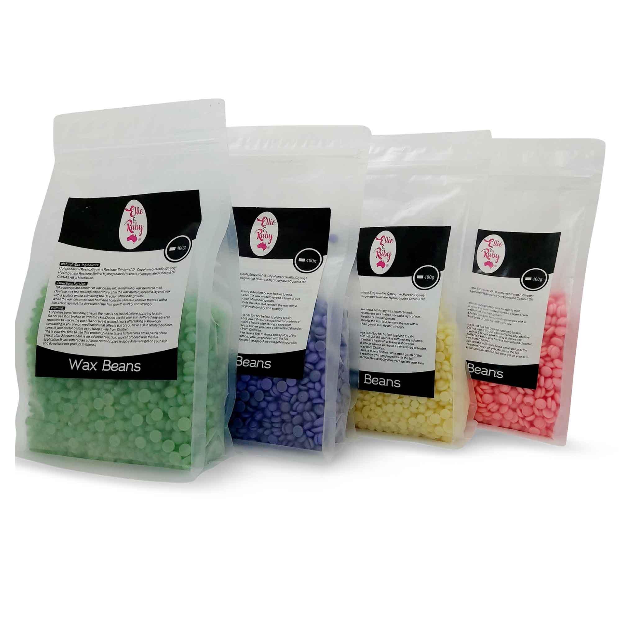 400g Hard Wax Beans - Brazilian Waxing Beads Stripless Bikini Hair Removal-0