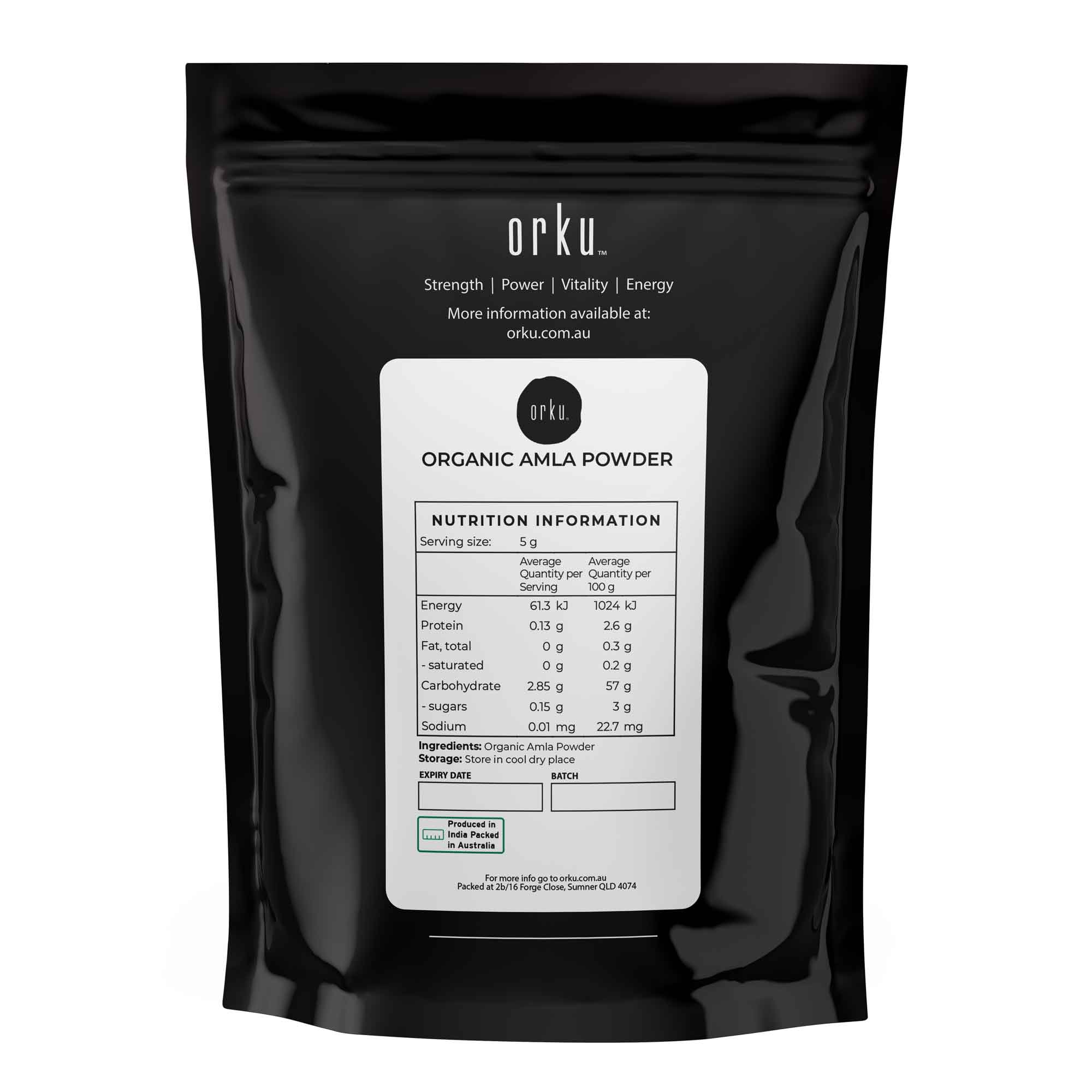 400g Organic Amla Powder Indian Gooseberry Emblica Officinalis Fruit Supplement-1