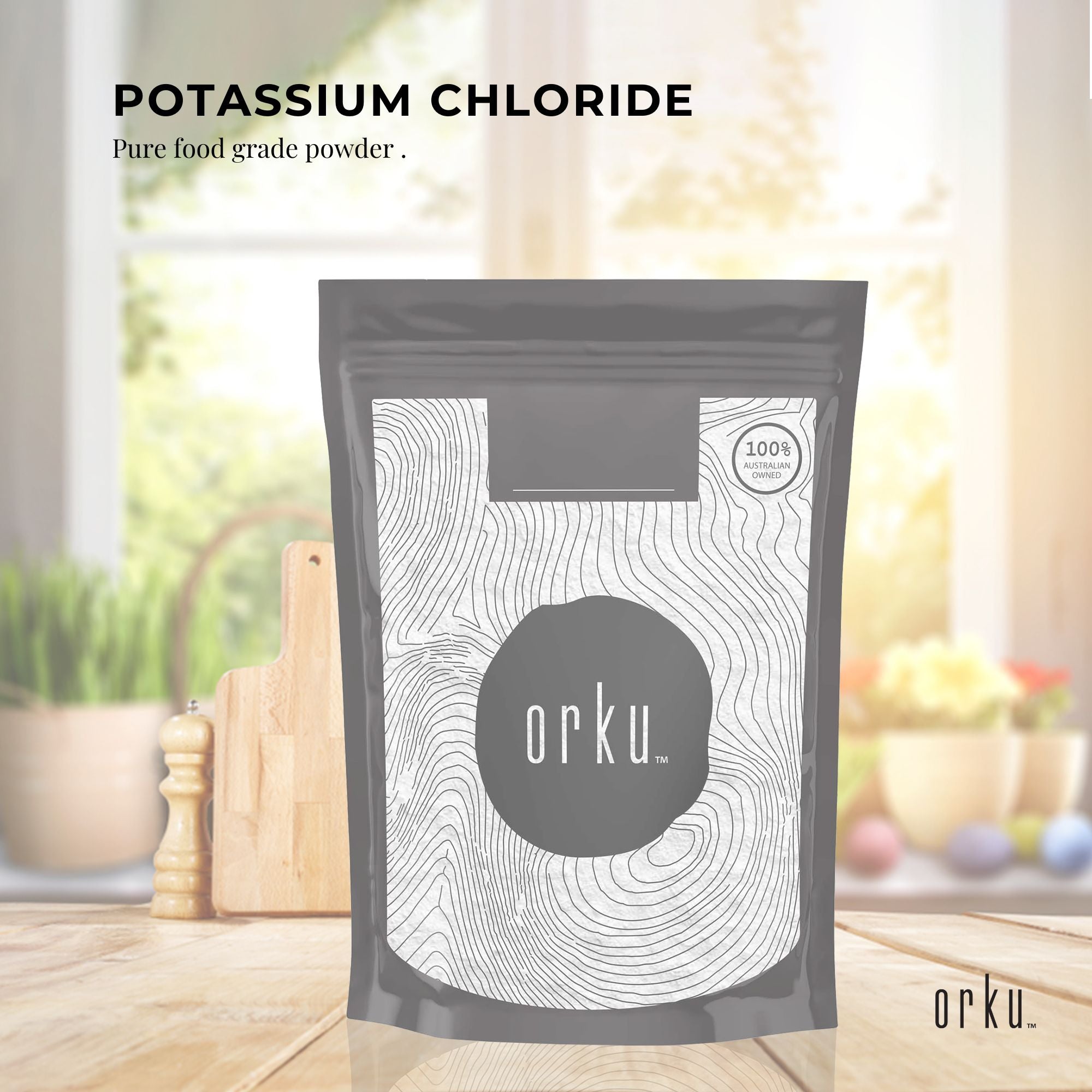 400g Potassium Chloride Powder - Pure E508 Food Grade Salt Substitute Supplement-2