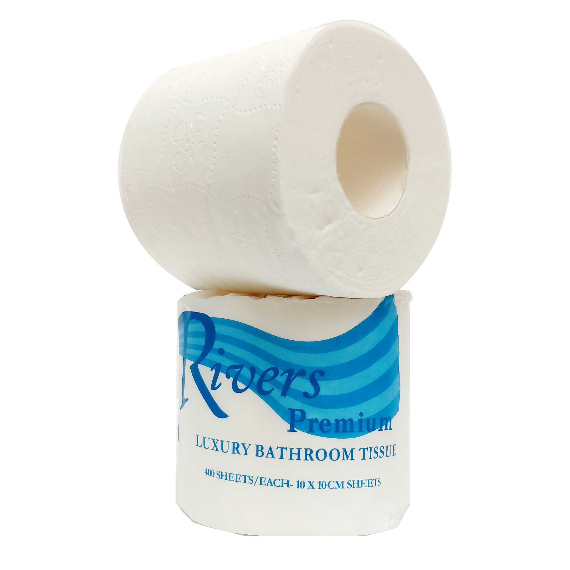 48x Toilet Paper Rolls 7 Rivers 2 Ply 400 Sheet Bulk Individually Wrapped Roll-1