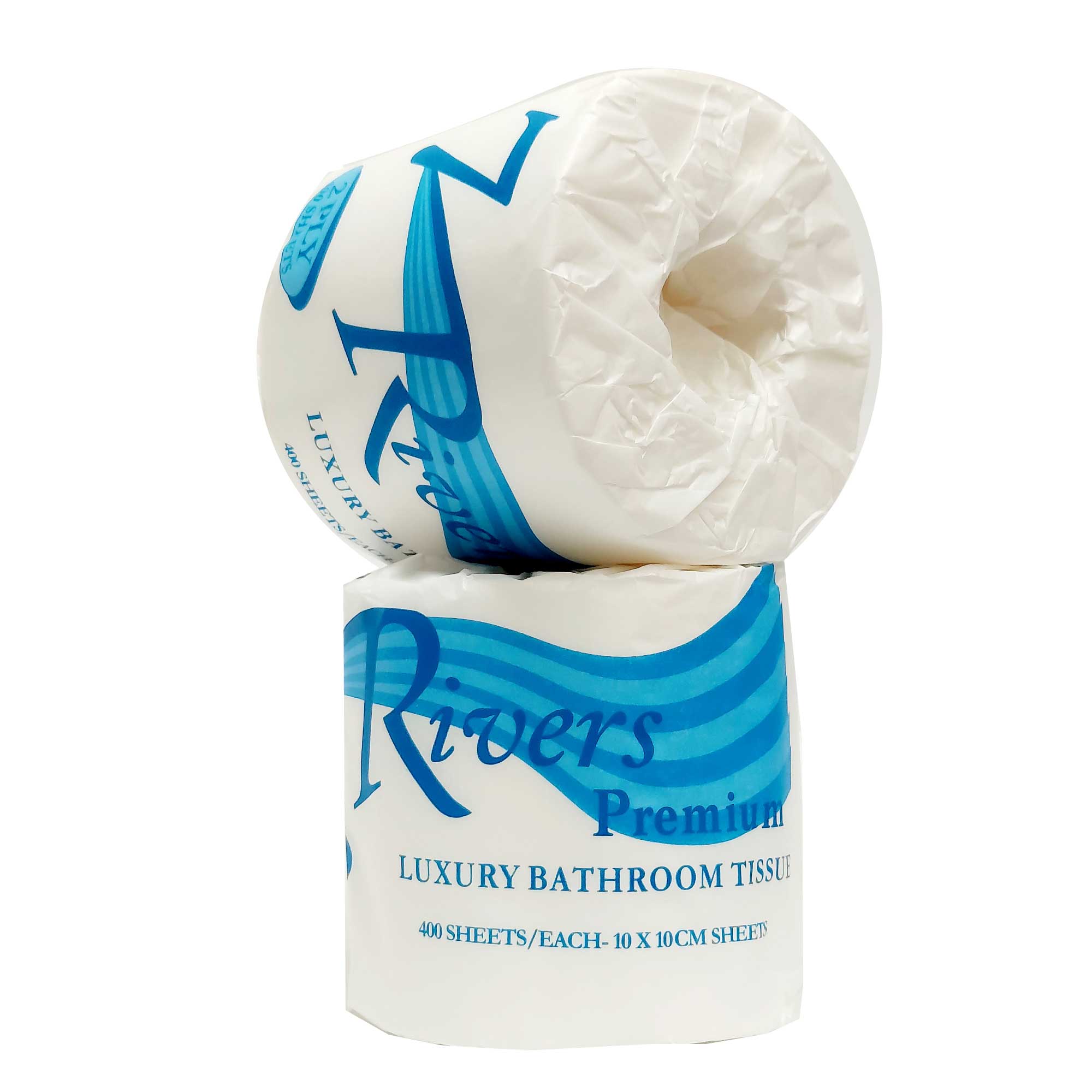 48x Toilet Paper Rolls 7 Rivers 2 Ply 400 Sheet Bulk Individually Wrapped Roll-0