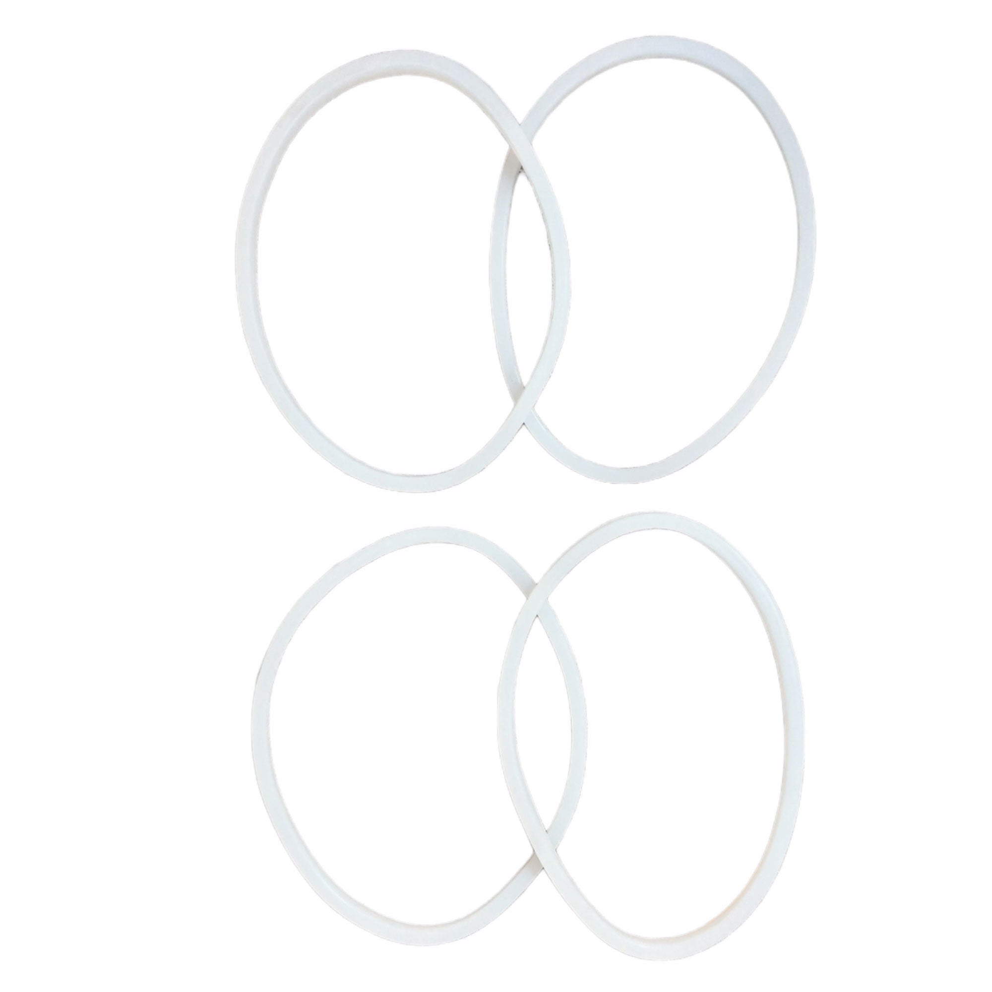 4x For Nutribullet Rubber White Seal - Gasket Ring For Old Models 600W Only-0