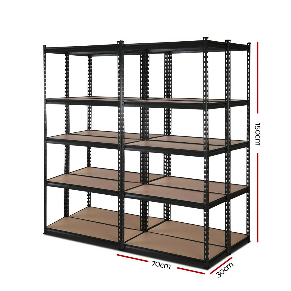 4x1.5M Warehouse Shelving Racking Storage Garage Steel Metal Shelves Rack-1