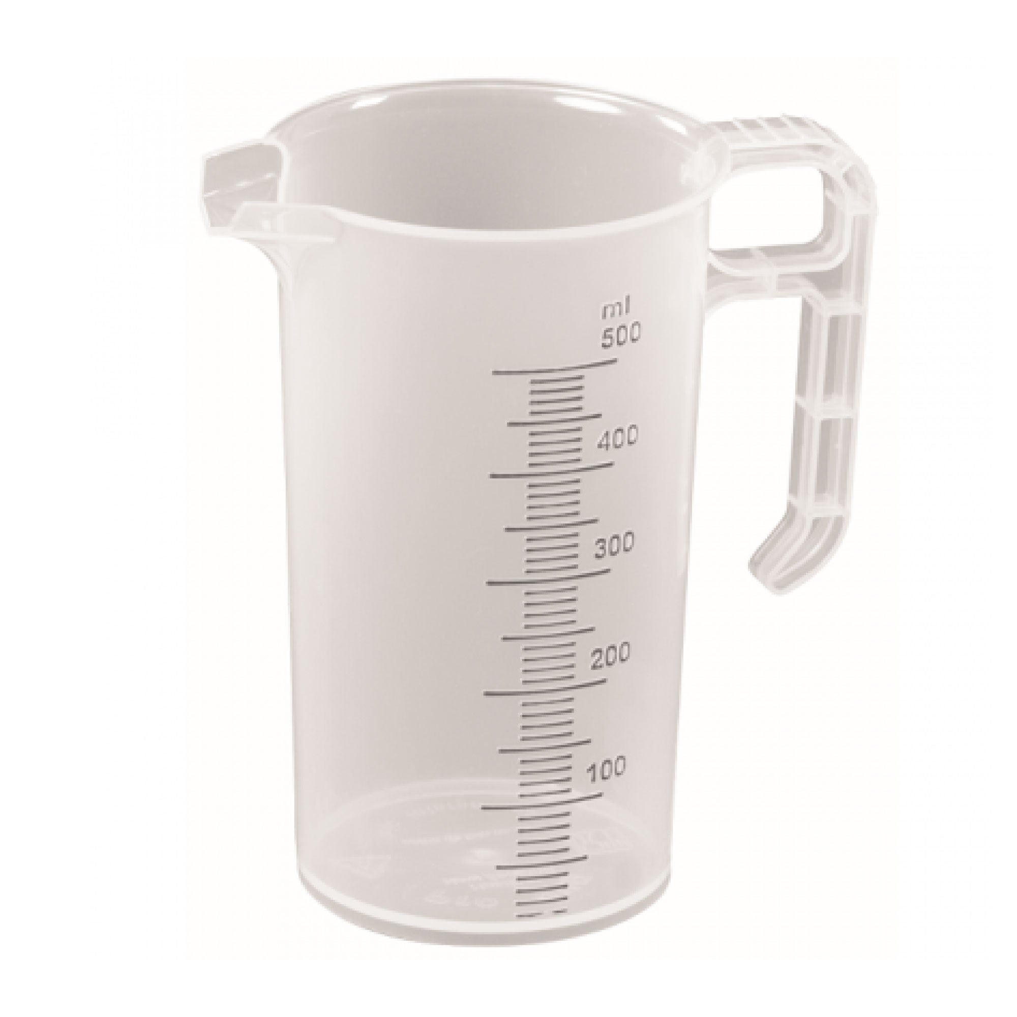 500ml Measuring Jug Heavy Duty Clear Plastic Propylene BPA 5 Food Grade Pro-Jug-1