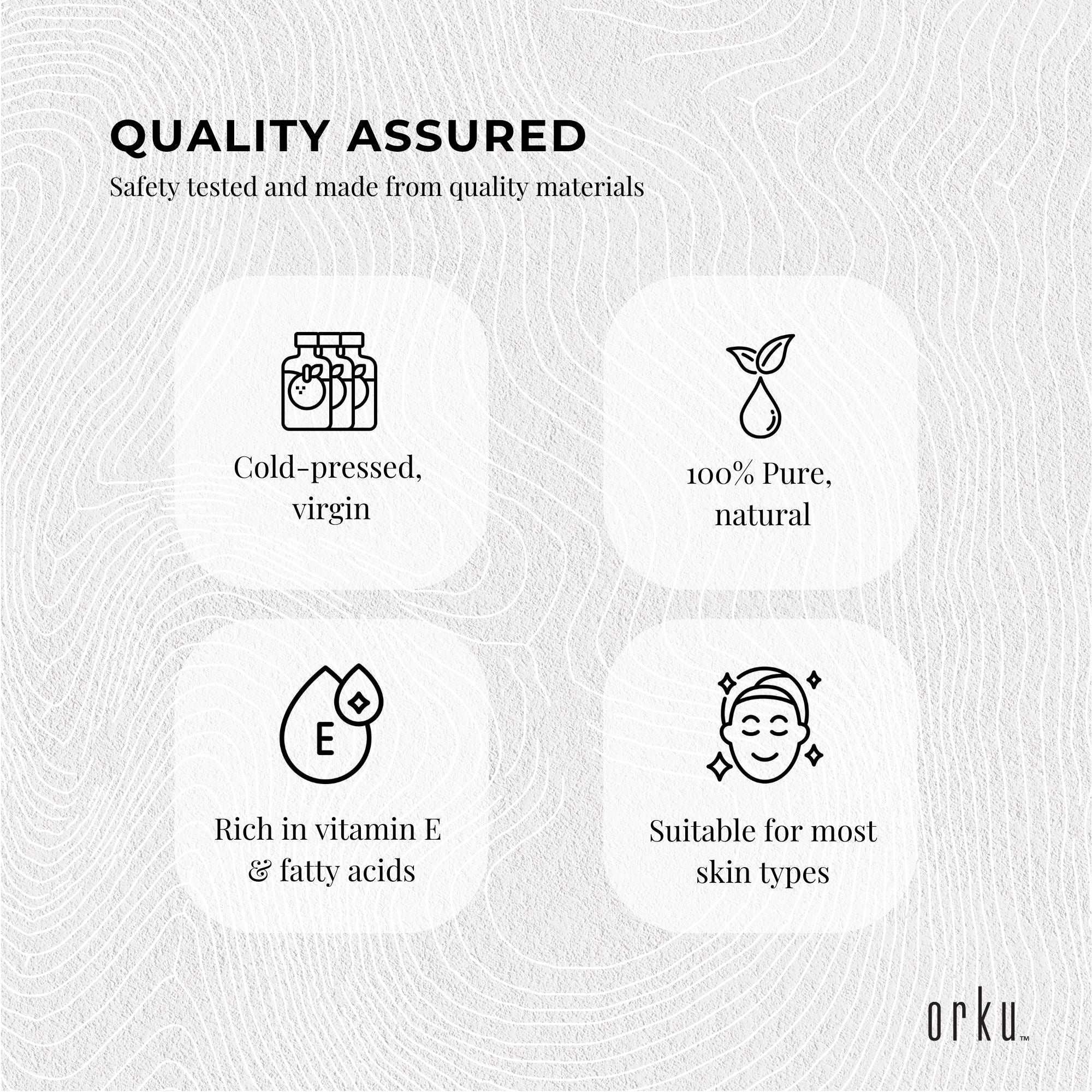 Orku 500ml Organic Neem Seed Oil Debitterised Cold Pressed Azadirachtin Indica-7