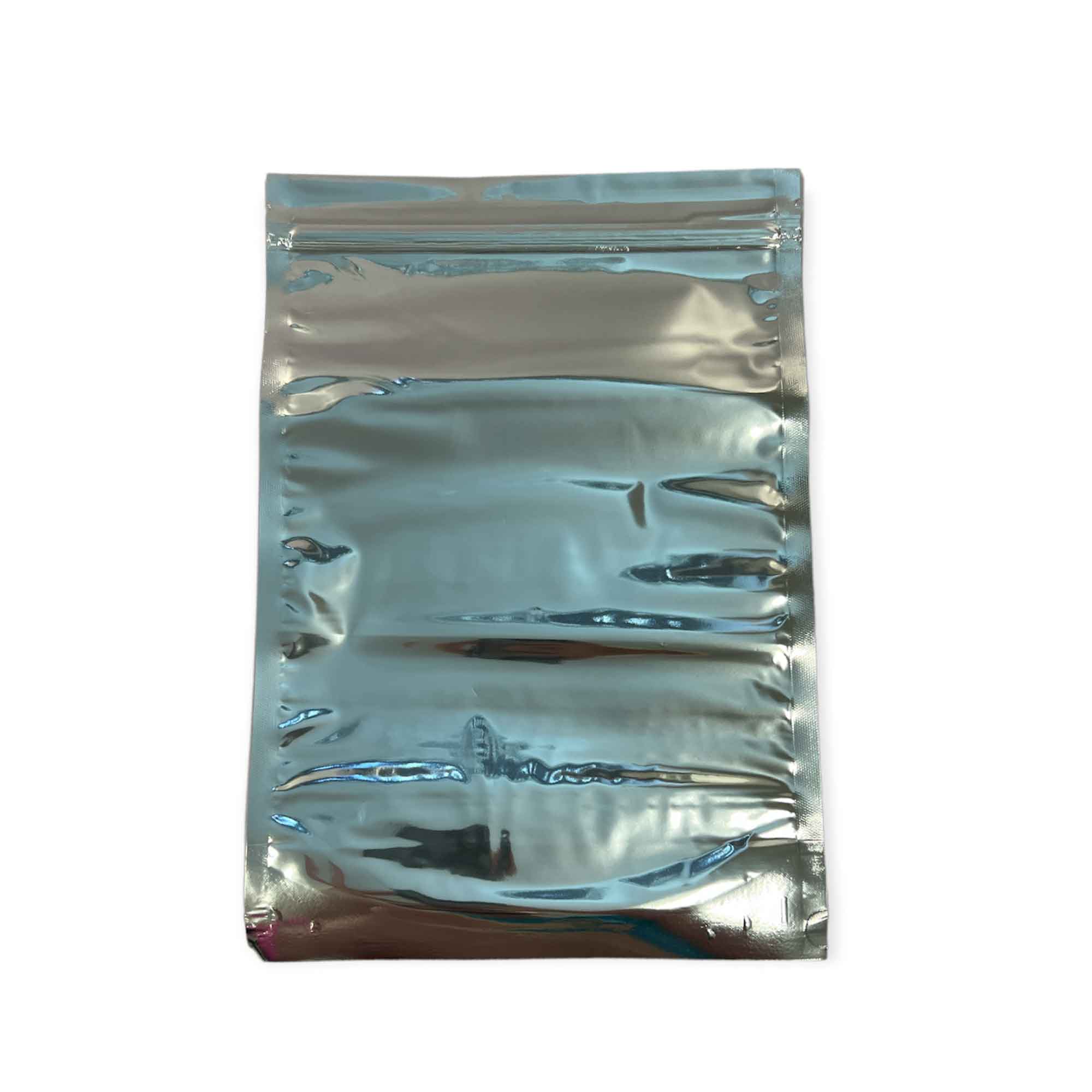 500x Resealable Aluminium Pouches 10x15cm - Windowed Zip Close Food Storage Bag-0