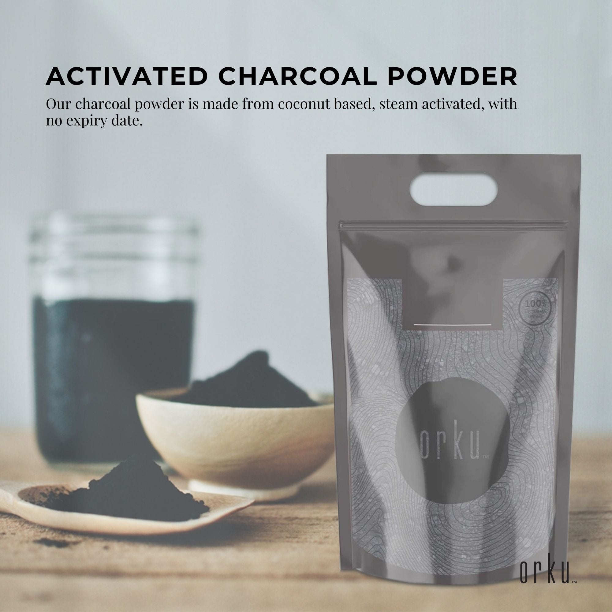 50g Activated Carbon Powder - Coconut Charcoal - Teeth Whitening + Skin-2
