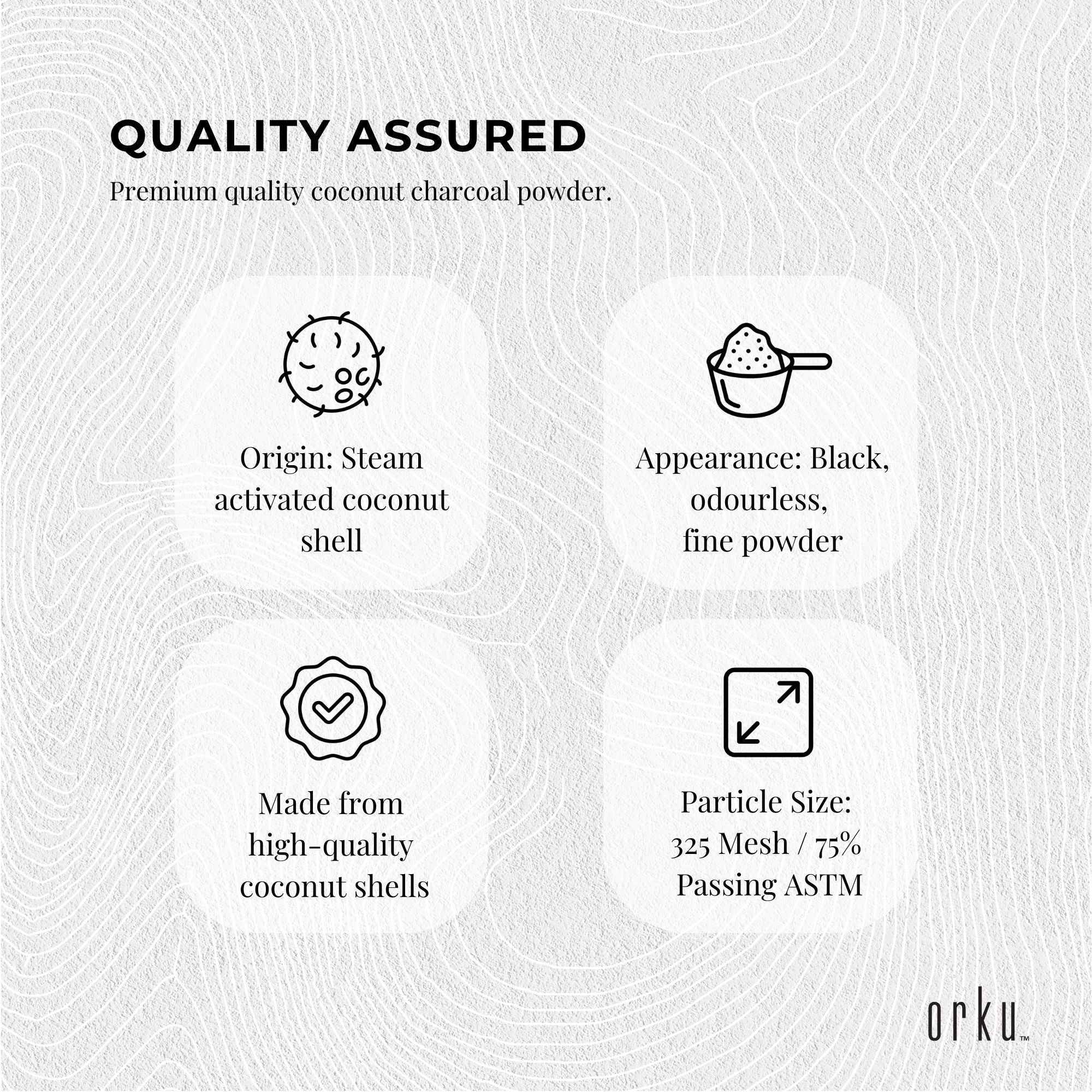 50g Activated Carbon Powder - Coconut Charcoal - Teeth Whitening + Skin-8
