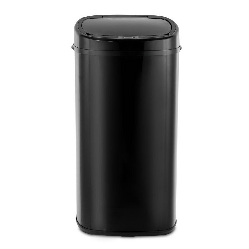 58L Motion Sensor Rubbish Bin - Black-2