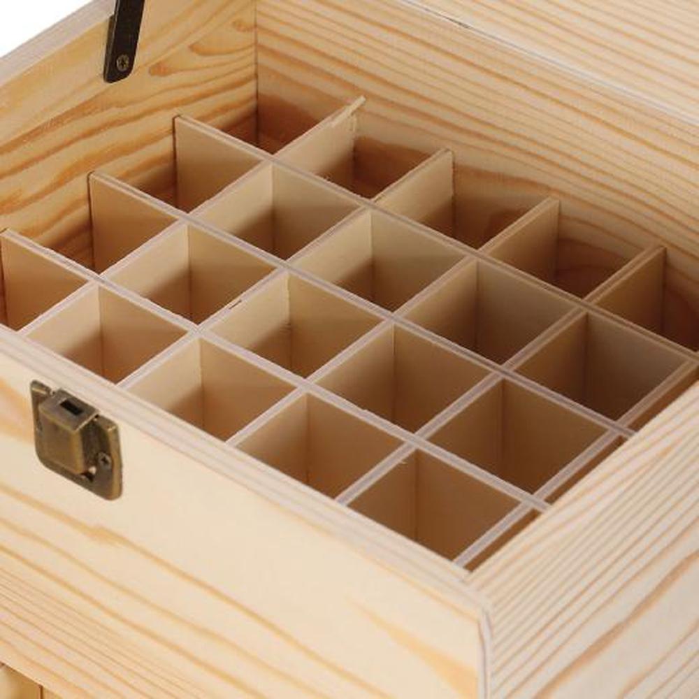 59 Slots Essential Oils Storage Box - Wooden 3-Tier Bottle Holder-9