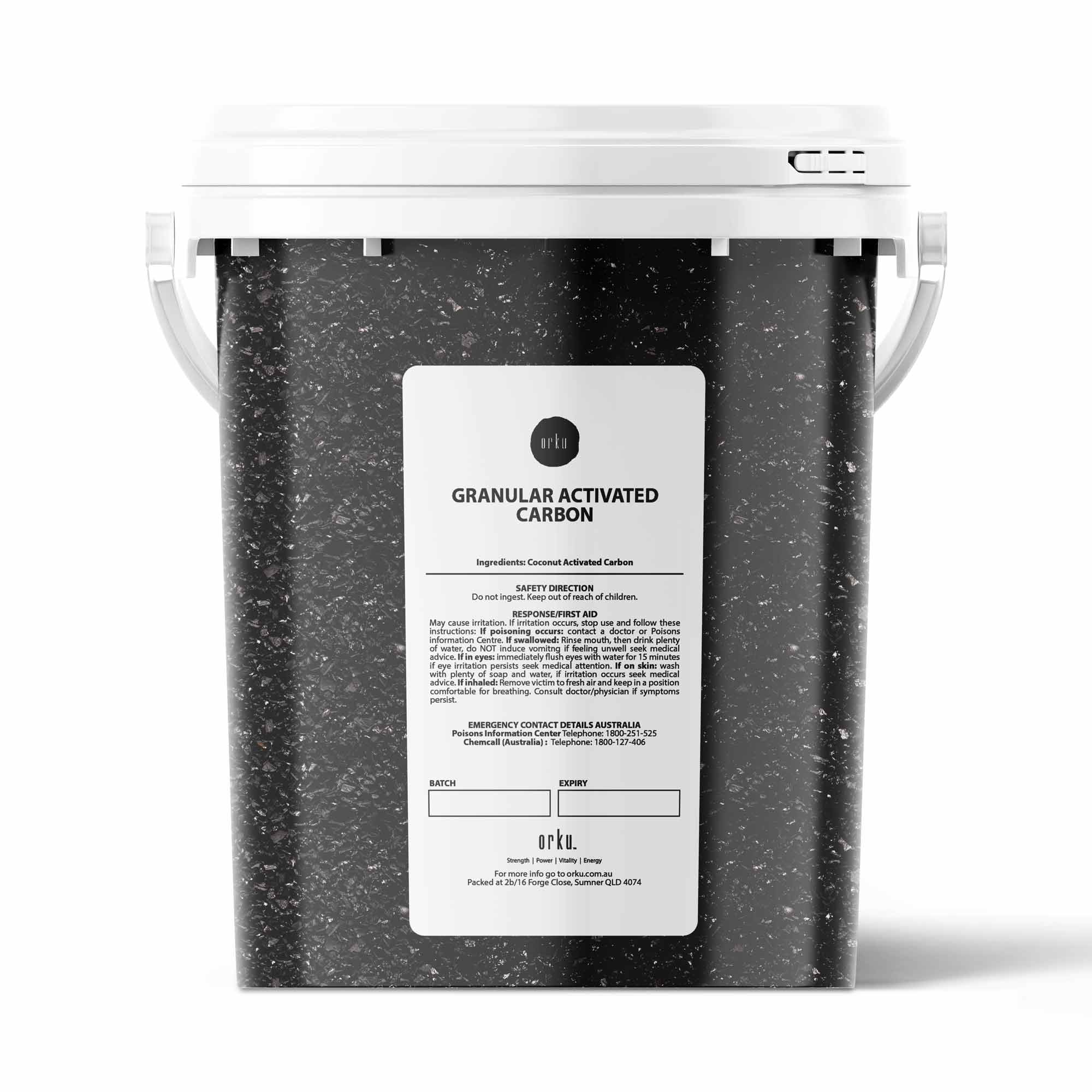 600g Granular Activated Carbon Tub GAC Coconut Shell Charcoal - Water Filtering-0