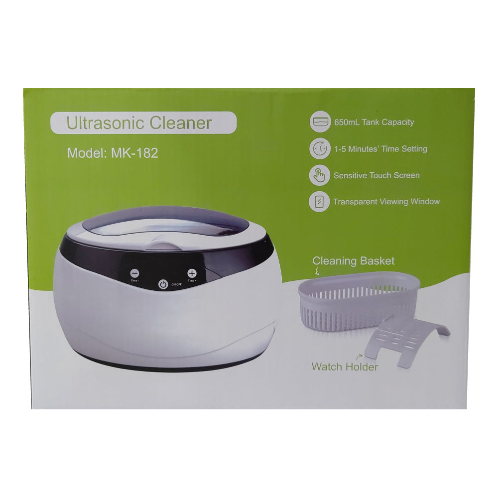 650ml Digital Ultrasonic Cleaner Ultra Sonic Bath Heated Parts Jewelry Cleaning-5