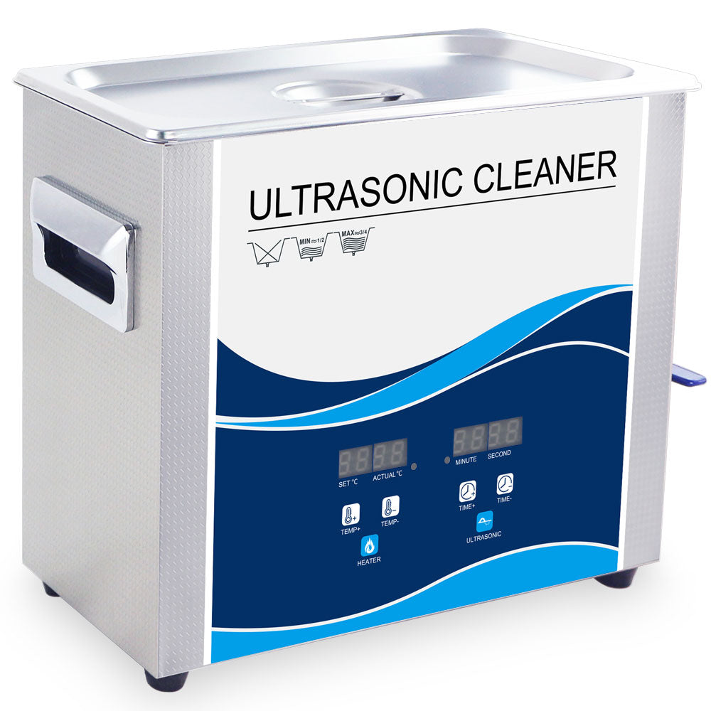 6.5L Digital Ultrasonic Cleaner Jewelry Ultra Sonic Bath Degas Parts Cleaning-1