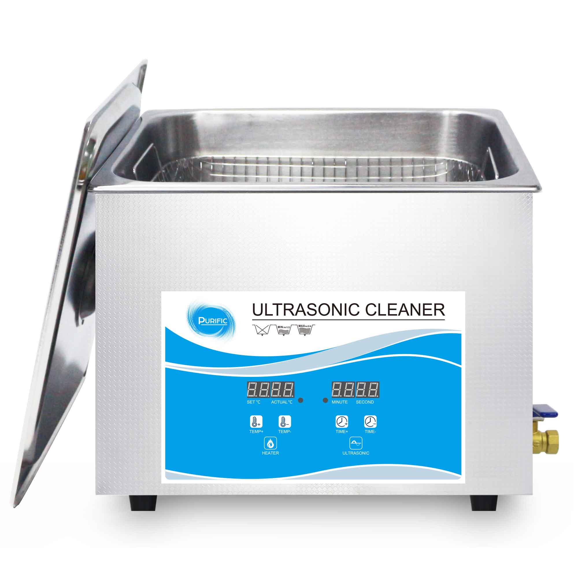 6.5L Digital Ultrasonic Cleaner Jewelry Ultra Sonic Bath Degas Parts Cleaning-0