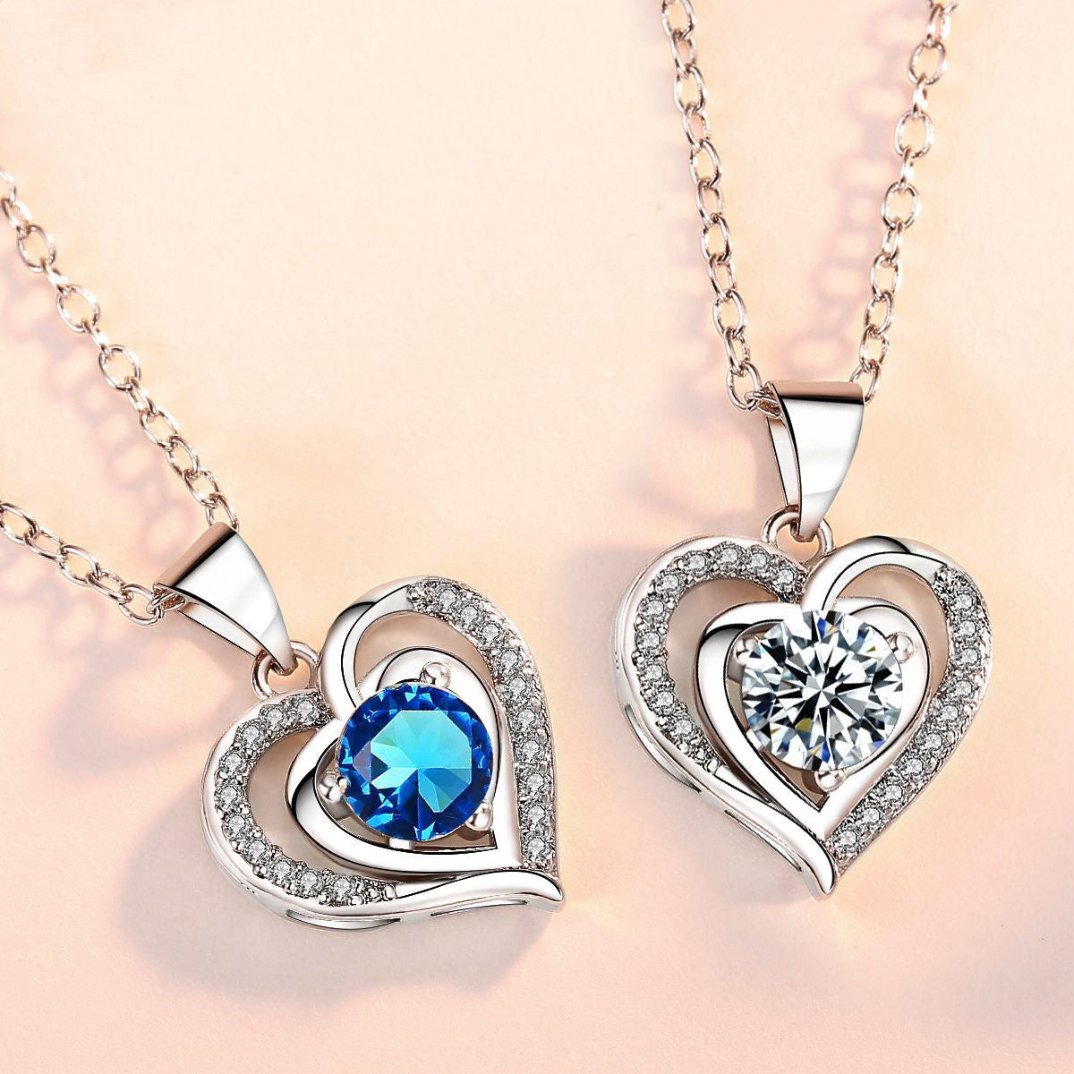 All-match Cold Wind Heart-shaped Female Pendant