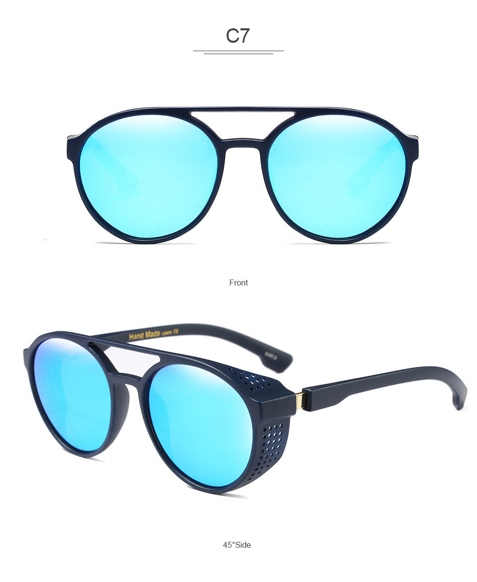 Trendy star with the new retro round sunglasses Fashion men and women glasses sunglasses