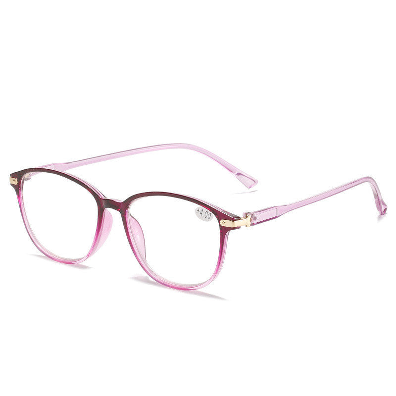 Fashion HD Reading Glasses Women Elderly Light Glasses