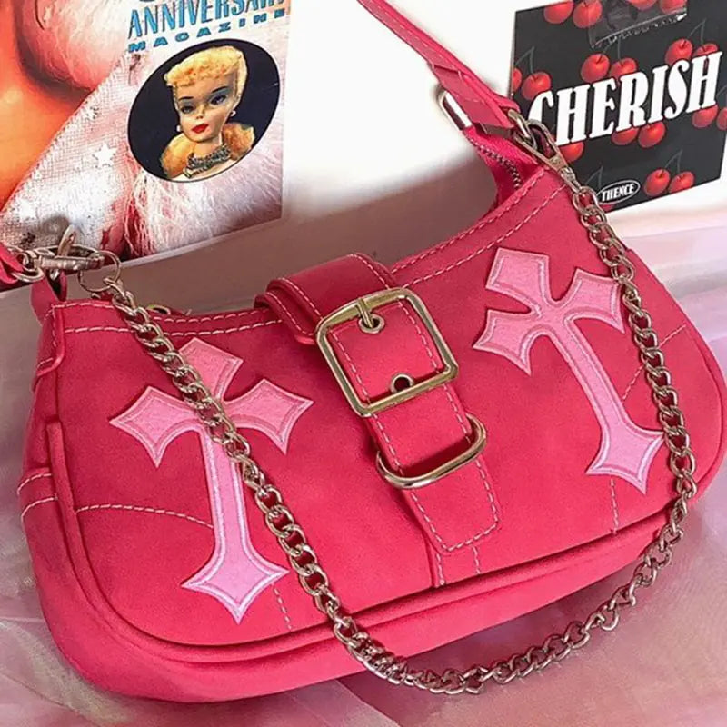 Punk Rock Style Shoulder Bag