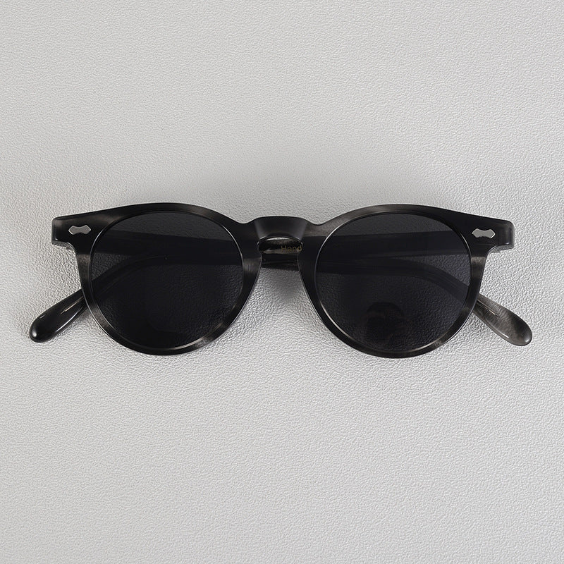 Young American Retro Handmade Glasses Oval Frame Plate