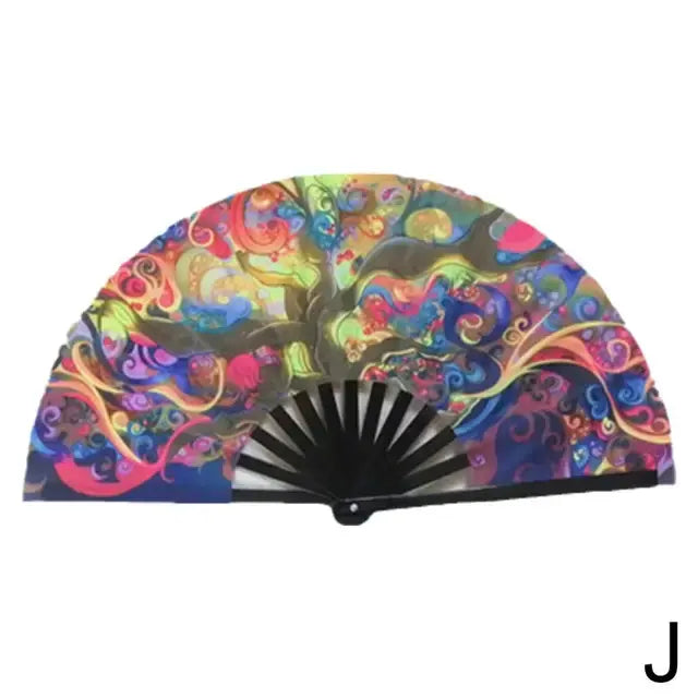 UV Fluorescent Folding Fan