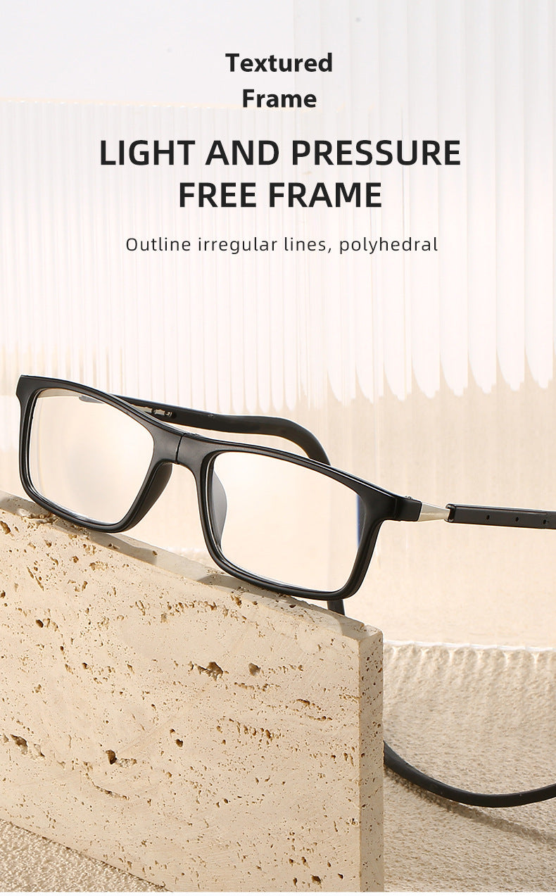 Men's And Women's Portable Halter Magnetic Reading Glasses