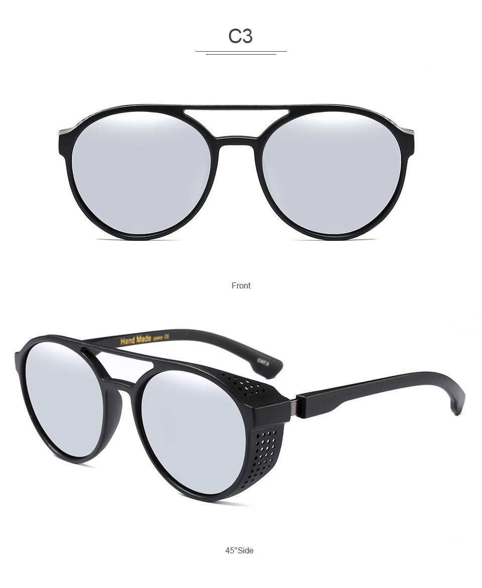 Trendy star with the new retro round sunglasses Fashion men and women glasses sunglasses