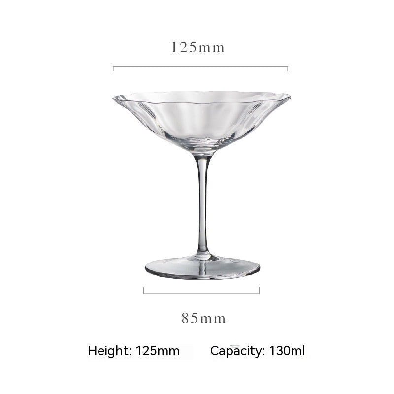 Retro Style Household Red Wine Champagne Glasses Set