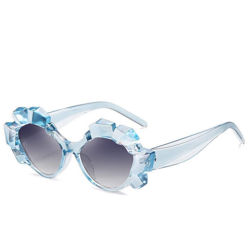 Personalized Trendy Sunglasses Special-shaped Frame UV Protection Glasses