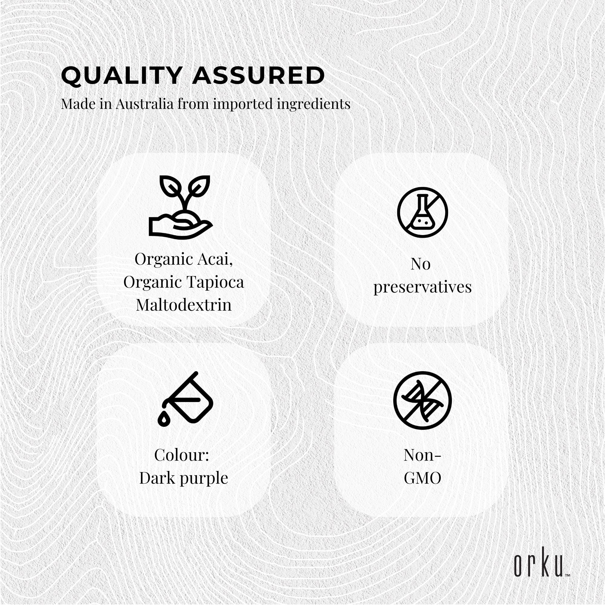 Acai Powder 100% Organic - Pure Superfood Amazon Berries - Bulk-5