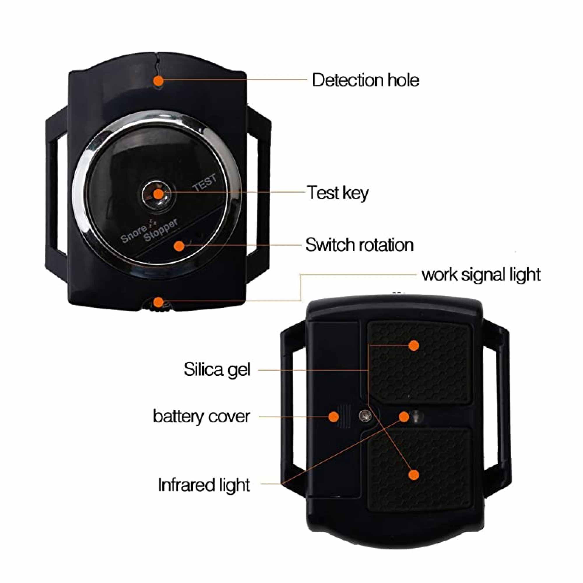 Anti Snoring Aid Stopper Watch - Wristband Sleeping Breathing Snore Device-2