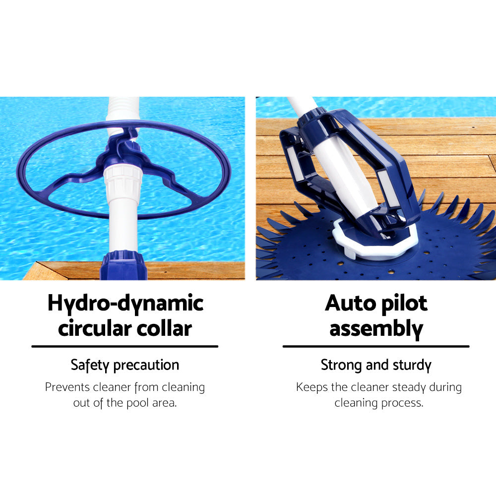 Aquabuddy Pool Cleaner Automatic 10m Vacuum Suction Swimming Pool Hose-4