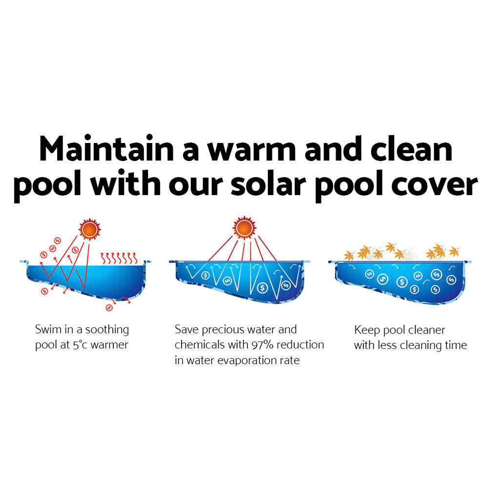 Aquabuddy Solar Swimming Pool Cover 11M X 4.8M-5