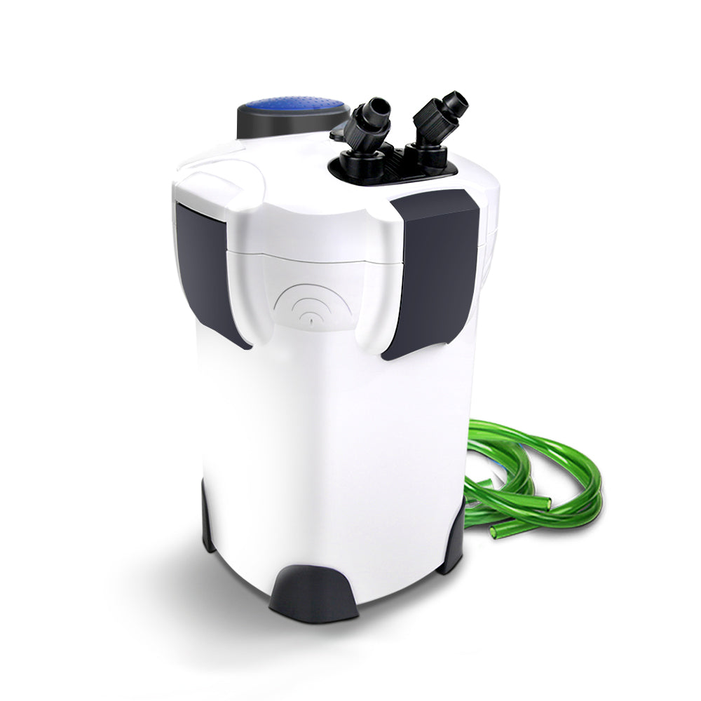 Aquarium External Canister Filter Aqua Fish Tank UV Light with Media Kit 1850L/H-0