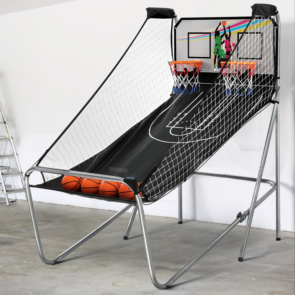 Arcade Basketball Game 8 Game Electronic Score Double Shot Indoor Kid Adult-5