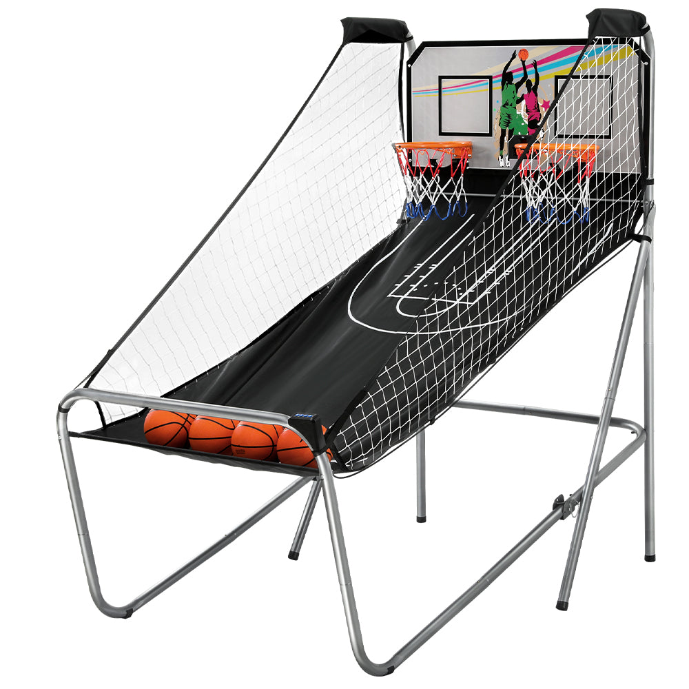 Arcade Basketball Game 8 Game Electronic Score Double Shot Indoor Kid Adult-0