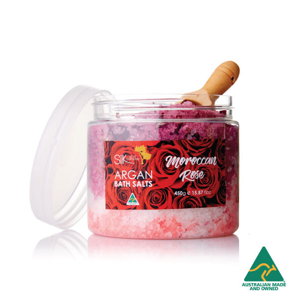 Argan Bath Salts - Moroccan Rose-0