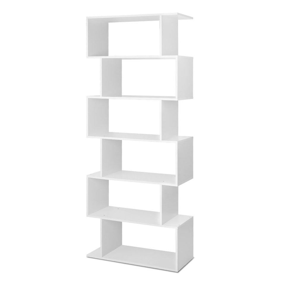 Artiss 6 Tier Display Shelf - White-0