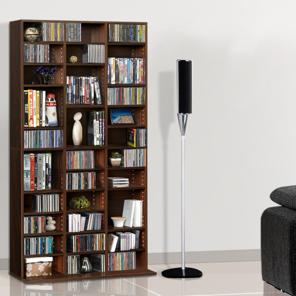 Artiss Adjustable Book Storage Shelf Rack Unit - Expresso-6