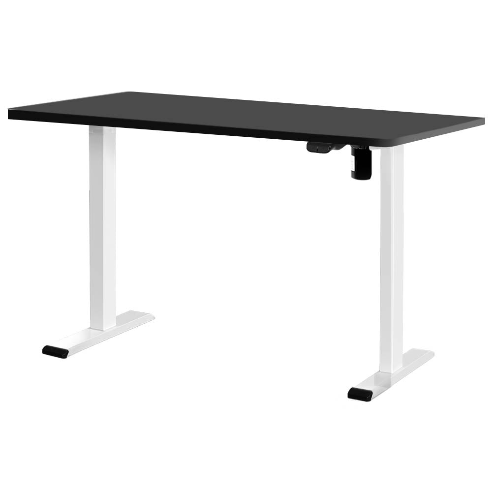 Artiss Electric Standing Desk Motorised Adjustable Sit Stand Desks White Black-0