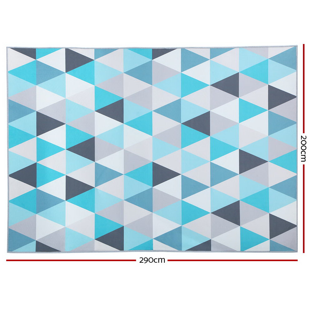Artiss Floor Rugs Rug 200 x 290 Area Large Carpet Soft Bedroom Modern Short Pile-1