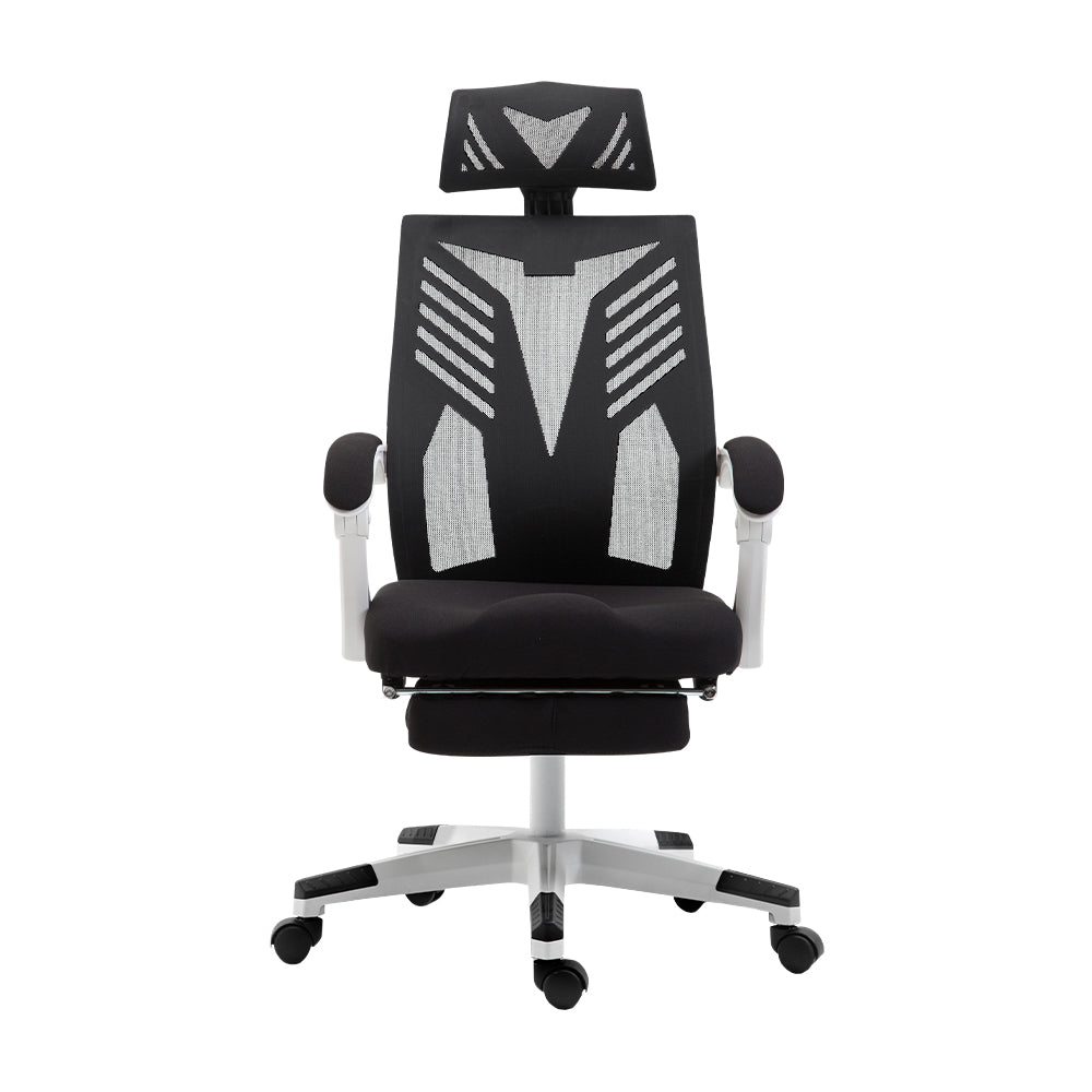 Artiss Gaming Office Chair Computer Desk Chair Home Work Recliner White-2